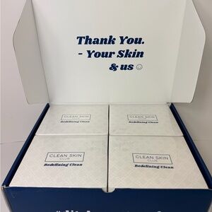 Clean Skin Club Clean Towels XL Disposable Face Wash Cloths 50 ct. 4 Boxes NIB